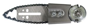Eder Mini-Troghöhler-Anbaugerät Kettenantrieb kpl. Aufnahme 8 mm, 3/8"LP